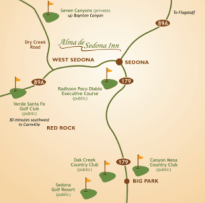 Area Info, Alma de Sedona Inn